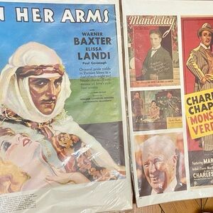 1930 In Her Arms, 1947 Monsieur Verdoux, 1940 The Great Dictator, 1924 Mandalay